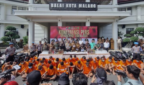 Polresta malang kota pastikan kota lebih aman usai operasi pekat