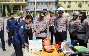 Pospam lebaran polres sukoharjo, ada fasilitas khusus untuk anak