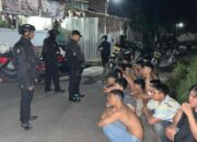 Puluhan motor diduga untuk balap liar diamankan tim black mamba