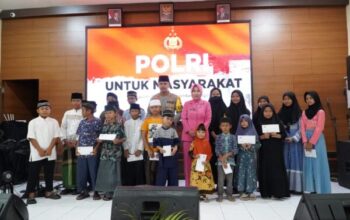 Ramadan penuh berkah, polres jembrana berbagi dengan anak yatim