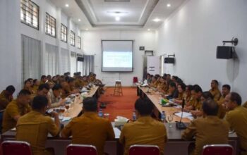 Rapat koordinasi pemkab humbahas, prioritaskan kebersihan lingkungan