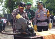 Ribuan Botol Miras dan Ratusan Knalpot Brong Dimusnahkan Polresta Banyumas