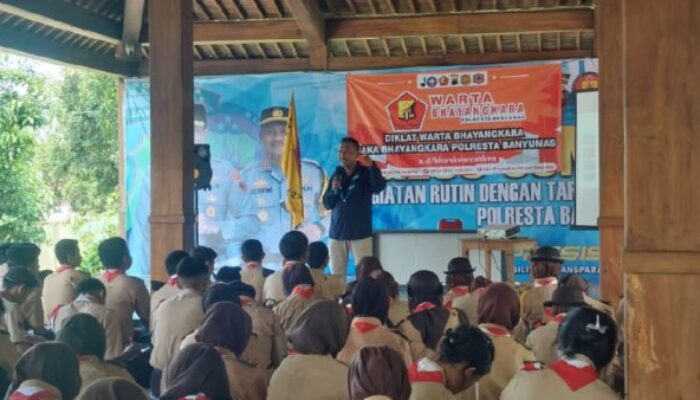 Saka Bhayangkara Polresta Banyumas Gelar Diklat Warta Bhayangkara di Purwokerto