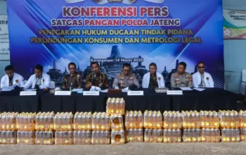 Satgas pangan polda jateng usut pt kmr karanganyar, 8 orang