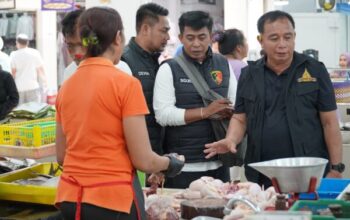 Satgas Pangan Polres Jembrana Lakukan Pemantauan Harga Kebutuhan Pokok Di