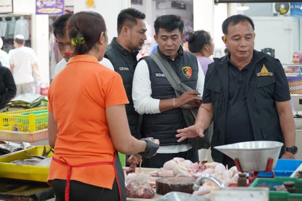 Satgas Pangan Polres Jembrana Lakukan Pemantauan Harga Kebutuhan Pokok Di