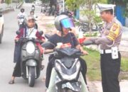 Satlantas polres lamandau berikan imbauan penting untuk kelancaran mudik