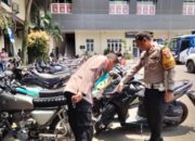 Satlantas polresta malang kota amankan 130 motor dari aksi balap