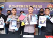 Satresnarkoba polres brebes ungkap jaringan narkoba, sita 203,6 gram sabu