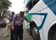 Seluruh bus akap di jepara diperiksa, ramp check dilakukan untuk