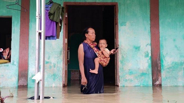 Tanggul sungai tuntang jebol, 500 rumah di grobogan terendam banjir