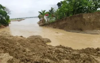 Tanggul sungai tuntang jebol lagi, permukiman di grobogan terendam