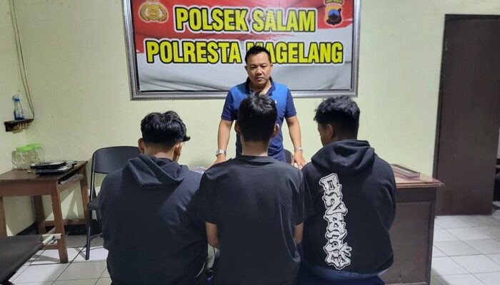 Tiga Remaja Tawuran di Salam Magelang, Polisi Bertindak Cepat