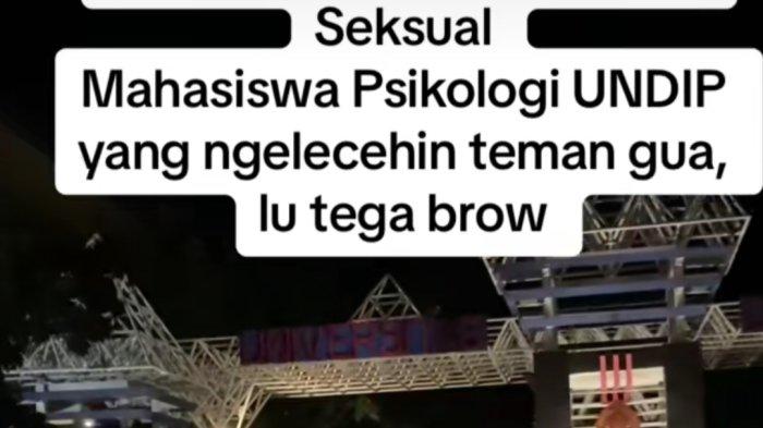 Viral, Mahasiswa Undip Diduga Lakukan Pelecehan Seksual, Pihak Kampus ...