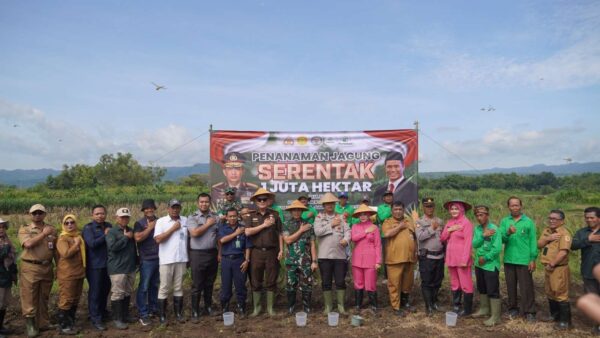 Polres Wonogiri Luncurkan Program Penanaman Jagung Serentak 1 Juta Hektare