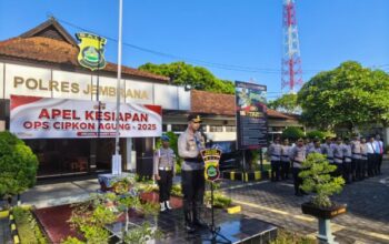 Kapolres Jembrana Pimpin Apel Kesiapan Operasi Cipkon Agung 2025 Jelang Nyepi & Idul Fitri